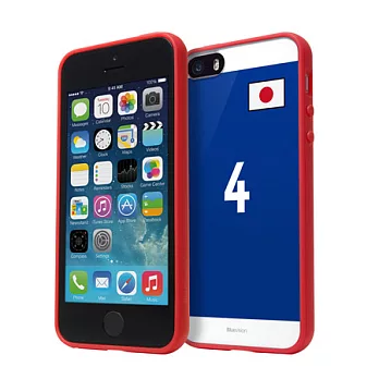 Bluevision FIFA World Cup iPhone5/5S 世界盃保護殼耀眼紅
