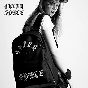 OUTERSPACE 歌德字LOGO包 五色 (紅/黑/水藍)黑色