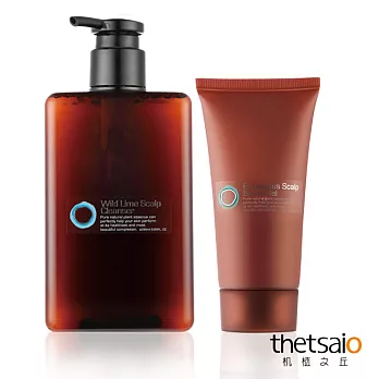 THE tsaio尤加利葉 頭皮去角質凝膠+野萊姆 頭皮潔淨液