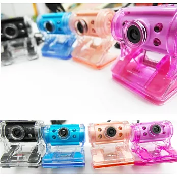 彩虹夾心網路攝影機1200畫素 - 四色可選粉橘色