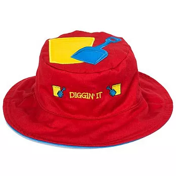 加拿大Flapjacks 兒童雙面可愛造型防曬遮陽帽-沙具桶/小魚2Y-4Y