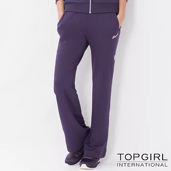 TOP GIRL-銀河系女孩顯瘦修身套裝-褲子S紫