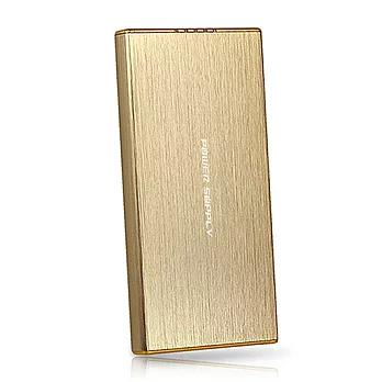 POWER SUPPLY 晶彩大蝴蝶 鋁合金20000大容量行動電源(三星電芯)金色