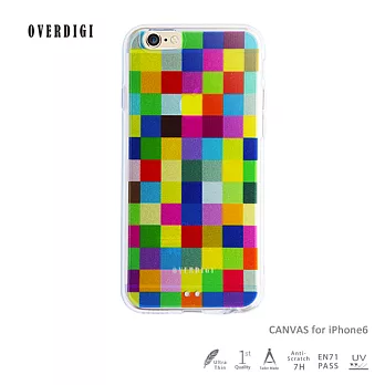 OVERDIGICANVAS iPhone6 時尚保護殼 馬賽克色塊