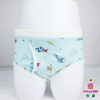 【anny pepe】男童火焰印花三角褲_美國精梳棉140水藍