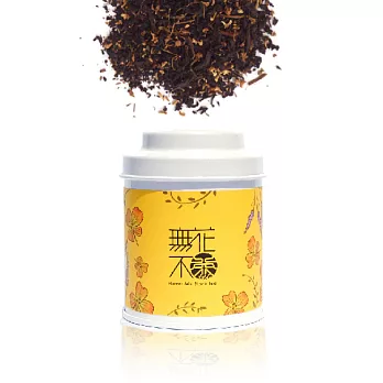 【無花不茶】紅茶花茶系列-桂花紅茶—3g三角茶包*3入精緻罐裝