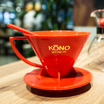 【KONO珍藏限量】哈亞咖啡彩色繽紛濾器(RD紅)