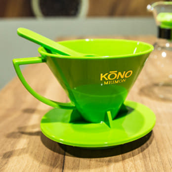 【KONO珍藏限量】哈亞咖啡彩色繽紛濾器(LG綠)