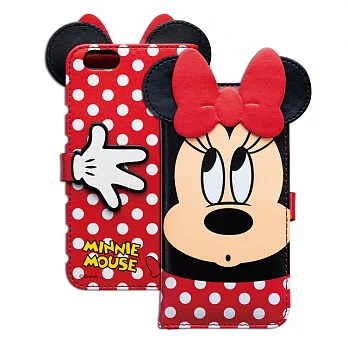 日本 Suncrest Disney iPhone6 (4.7吋)米妮機能側翻皮套(Minnie Mouse)