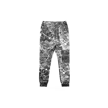 【DEBRAND】吳克群 2015 A/W DEBRAND Brain impact 大腦衝擊系列 Marble POLYSWEATPANTS 大理石 L黑灰