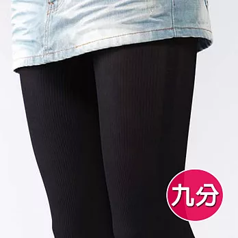 蒂巴蕾SRTEET LOOK 九分褲-Stripe顯瘦黑