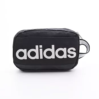 ADIDAS 極速運動大字系列小腰包黑色
