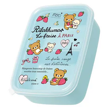 San-X 拉拉熊巴黎草苺系列保鮮便當盒