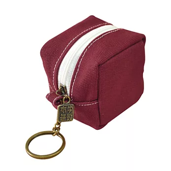 純粹．吃豆腐吧 (零錢鑰匙包)暗栗色