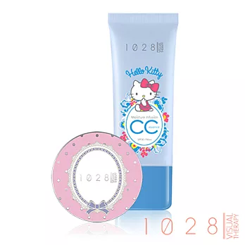 1028 全效保濕CC精華霜SPF30 PA++ x Hello Kitty限定版（01明亮膚）＋超吸油蜜粉餅