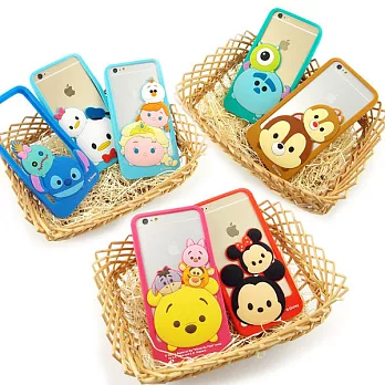 【Disney 】iPhone 6 plus TSUM TSUM 可愛造型立體矽膠邊框軟套米奇米妮