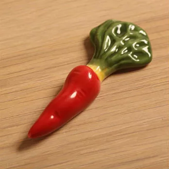 【西海陶器】京野菜筷架_金時紅蘿蔔