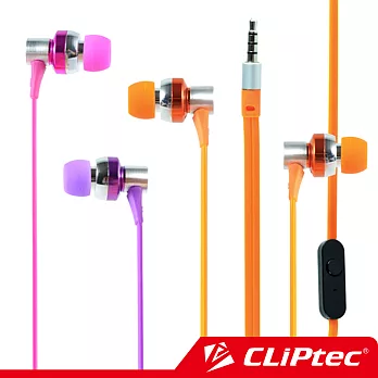 CLiPtec G-HALLO入耳式耳機麥克風紫色
