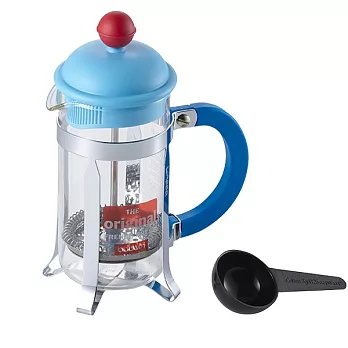 [星巴克]紅球藍蓋3杯濾壓壺