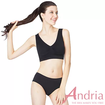 【Andria安卓亞】無痕3D提臀內褲L黑