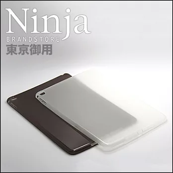 【東京御用Ninja】iPad Air 2新iPad第六代磨砂TPU清水保護套（透黑）