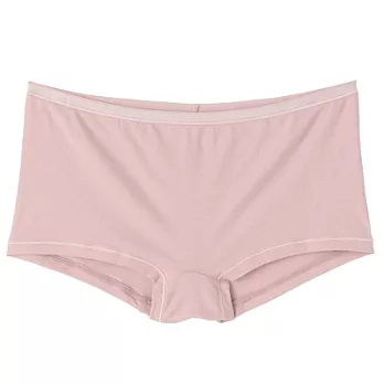 [MUJI 無印良品]女有機棉混彈性無側縫平口內褲粉紅SS粉紅