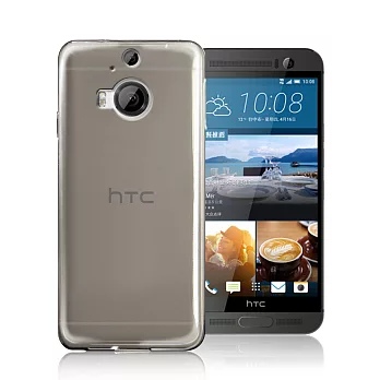 X mart HTC One M9+ /M9 Plus 薄型清柔隱形保護套輕黑