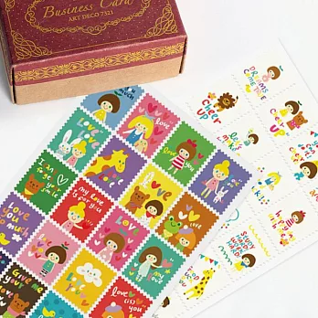 7321 Design郵票貼紙組V4-Oktina A02