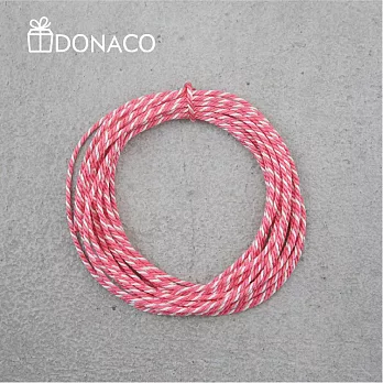 《Donaco 多納客》日本京都 三撚繩 手作專用編織絲繩(粉紅白)