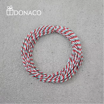 《Donaco 多納客》日本京都 三撚繩 手作專用編織絲繩(紅綠白)