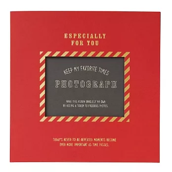 【MARK’S】Decorap 單頁相本卡片_For you(紅)