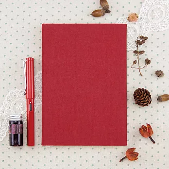 《Life Collection》32K生活漫布空白筆記紅