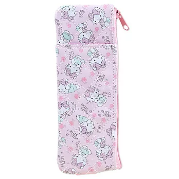 《Sanrio》HELLO KITTY菱格壓紋迷你筆袋(居家生活)