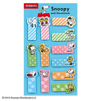 《Sanrio》SNOOPY 透明自黏便箋(趣味表情)