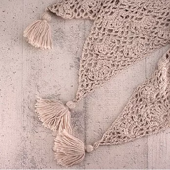 毛線球牧場 MU’s craft手織材料包－皇冠暖披肩薯金