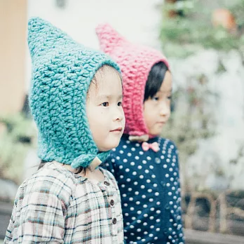 毛線球牧場 MU’s craft手織材料包－小精靈蓋耳帽 米褐