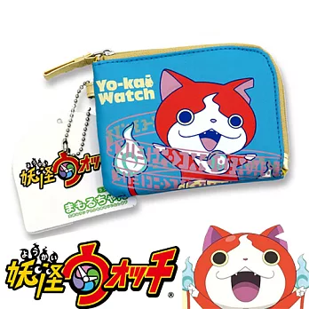 【日本進口】妖怪手錶 吉胖喵 票夾零錢/收納包-藍色