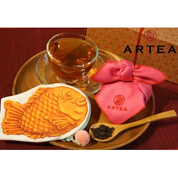 【ARTEA】喝喜有魚/蜜糖香紅茶禮盒(50g+鯛魚燒包)