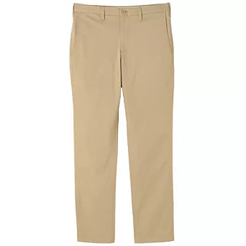 [MUJI 無印良品]男有機棉混彈性綾織窄版褲76米色