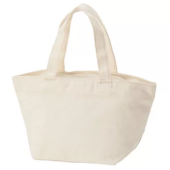 [MUJI 無印良品]撥水加工有機棉附拉鍊托特包?小原色
