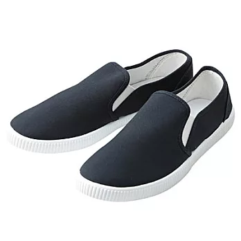 [MUJI 無印良品]有機棉基本便鞋26.5~27.0cm暗藍