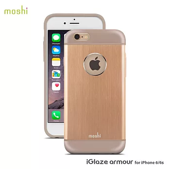 Moshi iGlaze armour for iPhone 6 超薄鋁製保護背殼玫瑰金