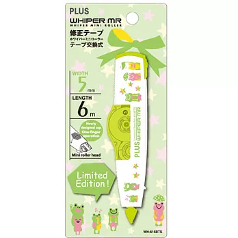 PLUS限量智慧滾輪修正帶 青蛙