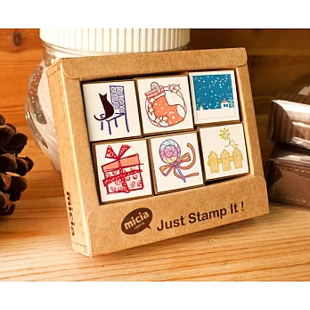 Micia六入聖誕限定印章組C6S13