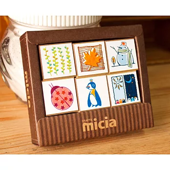 Micia六入聖誕限定印章組C6S27