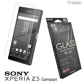 【Metal-Slim】 Sony Xperia Z5 Compact 9H弧邊耐磨防指紋鋼化玻璃貼