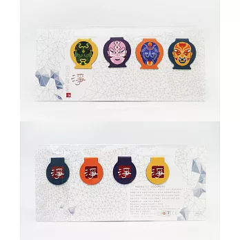 3+ 京劇磁鐵書籤 - 淨