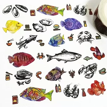 麒麟紙膠-海鮮市場