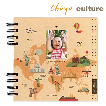 珠友 24K DIY雙圈手作本/20張C地圖