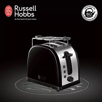 英國 Russell Hobbs Legacy 晶亮烤麵包機晶亮黑